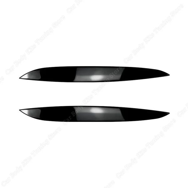 PEGOS 2PCS FEARLES DE TELLING SELIDOS COLLIDOS COLLIDOS PARA VOLKSWAGEN VW GOLF 4 MK4 GTI TDI SDI R32 1997-2006 Negro Gloss