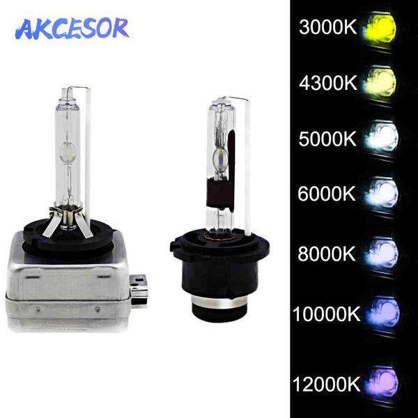 2 pièces HID Xénon Kits D1S D2S D3S D4S D1R D2R D4R Voiture Phares Ampoules Phare Lumière 3000K 4300K 6000K 8000K 12000K 12V 35W