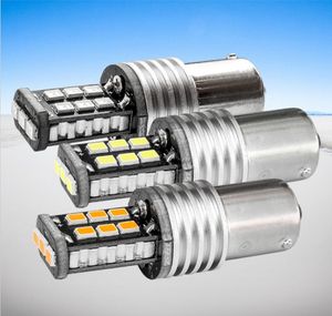 2 stks hoge kwaliteit 1156 P21W 7506 BA15S LED Auto remlampje auto reverse lichten richting indicator lamp wit rood barnsteen geel9356503