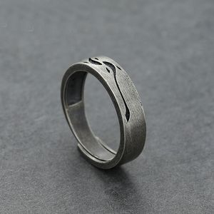 2 uds. Anillo Retro personalizado para él y ella, conjunto de anillos de boda a juego, regalo del Día de San Valentín