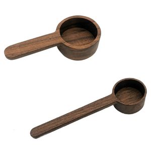 2pcs maison en bois à mesurer la cuillère ensemble cuillères de cuisine scoop scoop scoop de sucre