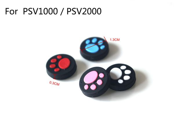 4 couleurs pour PSV1000/PSV2000 chat griffe caoutchouc Silicone Joystick Cap pouce bâton Grip poignées casquettes