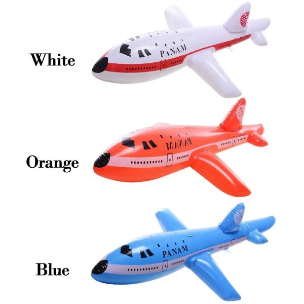 2pcs avion gonflable avion avion avec tube gonflable pour jouet gonflable amusant en plein air jouet classique pour enfants cadeau d'anniversaire pour enfants