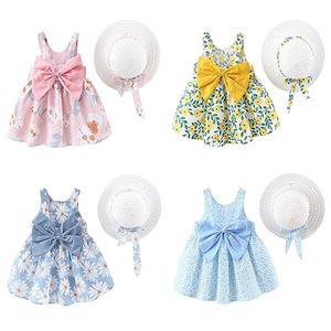 2 stuks kinderen baby meisjes feestjurk jurken zuigelingen zomerkleding sets kleding