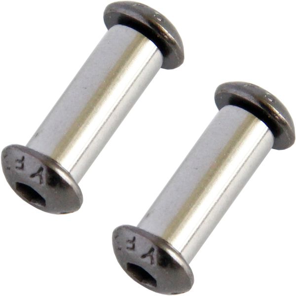 2 pièces couteau poignée boulon Rivets échelle vis attache écrou bricolage faisant matériel tête hexagonale couteaux fixation