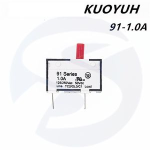 2 stks KUOYUH 91 Serie 1.0A Kleine Stroom Protector Overstroom Schakelaar Motor Meter Bescherming