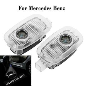 2 piezas LED CAR PUERTA LUCHOS LOGTO PUERTA Cortesía Led Láser para S W221 W447 C216 W2161627860