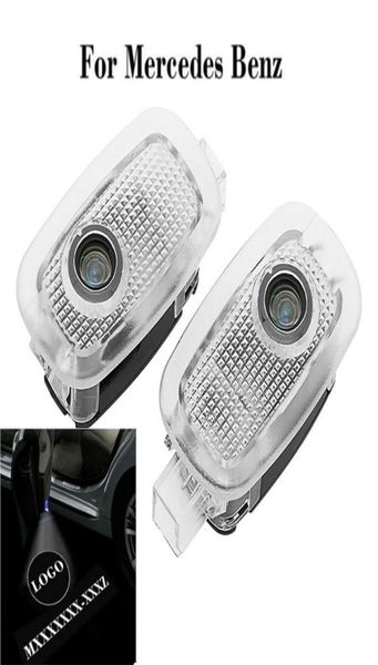 2pcs LED Car Door Lights Porte de logo courtoisie projecteur LED Ghost Laser pour S W221 W447 C216 W2169872658