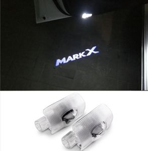 2 uds LED puerta de coche Bienvenido proyector láser Logo luz de baja reflexión para Mark X Reiz 2006-20144076693