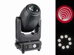 2 stks LED gobo bewegende hoofdlicht DMX Beam Disco Wedding Party 250W LED Spot Movinghead 2023