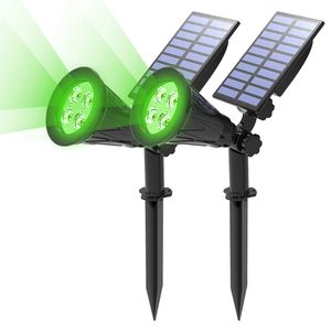 2 -stks LED GROEID LICHT SPOTLIGHT ZONDERKLANDEN VERANDERING Landschapsambiance Lighting Projectie Licht voor tuin onder water