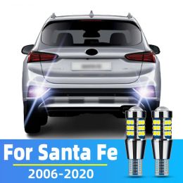 2PCS LED RETROYAL LIGHT pour Hyundai Santa Fe 2 3 4 Accessoires 2006-2020 2013 2014 2015 2017 2017 2018 2019 Backup Back Up Lampe