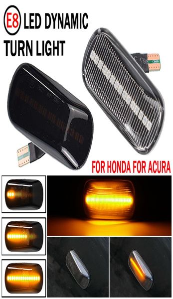 Luz Led de señal de giro lateral para Honda CRV Accord Civic Jazz Fit Stream Integra DC5 City Odyssey Acura RSX NSX2800090, 2 uds.