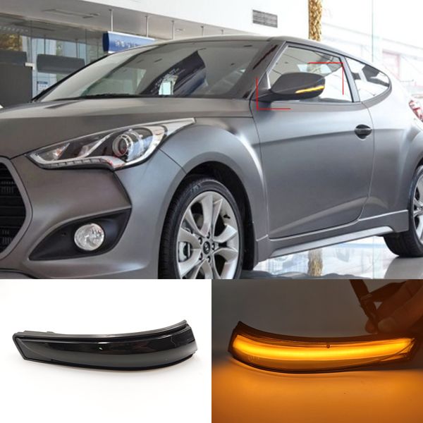 2pcs LED Tour Signal Signal pour Hyundai Elantra GT Avante Mk5 MD UD Veloster I30 GD Dynamic Blinker 2012 2013 2014 2015