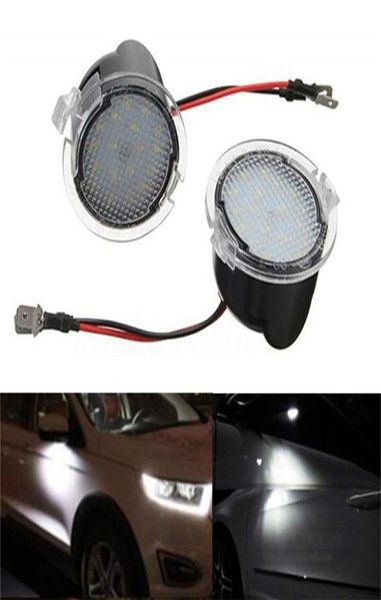 Lumière LED sous le rétroviseur latéral, 2 pièces, pour Ford Edge Fusion Flex Explorer Mondeo Taurus F150 Expedition7108534