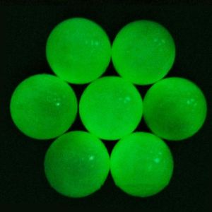 Lumineuse clignotant fluorescence fluorescence golf fluorescent nuit boules double couche golf en gros