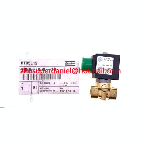 2 unids/lote 1089058012 = 1089058010 solenoide de válvula de CA genuino para compresor de aire GA37VSD