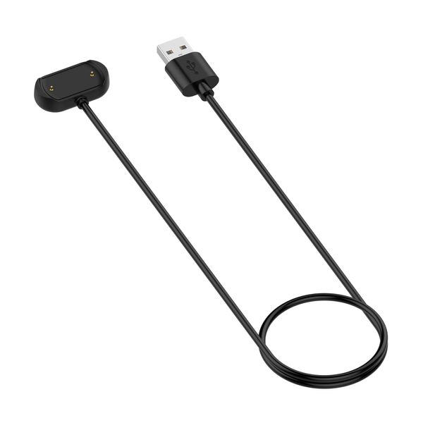 Câble de chargement rapide magnétique USB, 1M, 2 pièces/lot, station de Base pour chargeur de montre intelligente hua-mi Amazfit GTR4/GTS4/GTR3