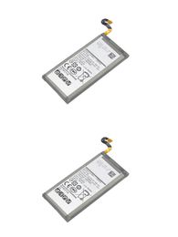 2PCS / lot 3000mAh 3.85VDC EB-BG950ABE batterie de remplacement pour Samsung Galaxy S8 G950F G950A G950A G950T G955S G950P G950U Battereis
