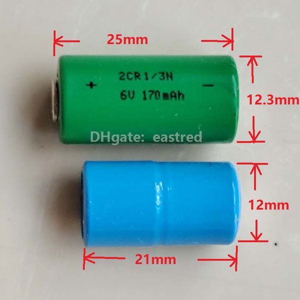 2 pièces/lot batterie au Lithium 6v 2CR1/3N 2CR11108 4LR44 pour stylos d'équipements médicaux
