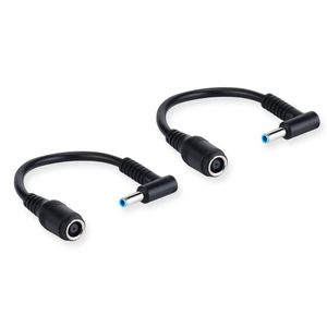 2 unids/lote cable adaptador de fuente de alimentación 7,4x5,0mm a 4,5x3,0mm conector de punta para HP Stream Spectre Pavilion Envy Elitebook Split Chromebo