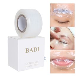 2 stks / partij Disposable Permanente Make Plastic Wrap Microblading Accessoires Conservering Film voor PMU 3D Wenkbrauw Lip Eyeliner Tattoo Levert