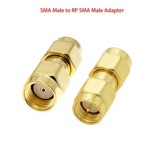 2 stks/lot SMA mannelijke plug aan SMA vrouwelijke Jack RF -adapter voor Raido -antenne SMA Type RF coaxiale connectoromzetter