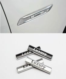 2pcs Luxury Sports Fender Emblem Badge Sticker 3D Auto Accessoires Autocollant Styling Style pour BMW New 5 3 Série6250419