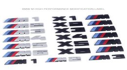 Badges de voiture avec Logo M1 M3 M5 X1M X3M X5M M135i, 2 pièces, marqueur latéral et arrière, autocollant de carrosserie, accessoires de décoration de style automobile pour BMW 1 3 5 G07652984
