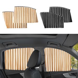 2 pièces magnétique voiture pare-soleil fenêtre rideau Auto fenêtre pare-soleil intimité soleil UV Protection fenêtre bouclier voiture intérieur accessoires