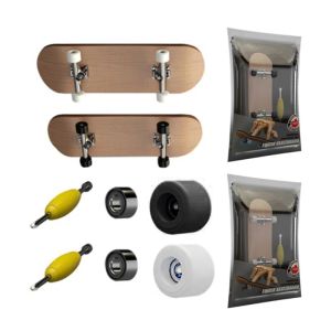 2pcs Mini Finger Skateboard Kits Kits jouet pour adulte table de table bancaire de doigt accessoires de diy