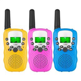 2 PCS Mini Enfants Talkie-walkie Émetteur-Récepteur De Poche 6KM Récepteur Radio Bidirectionnelle Talkie-walkie Radio Comunicador Jouets Pour Garçons Filles 240318