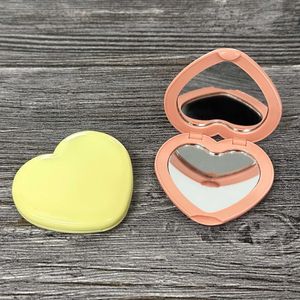 2 stuks spiegels hartvorm handspiegel 2 stuks hoogwaardige make-upspiegel mini hartspiegel