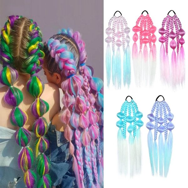 2pcs Miss Bubbles Jumbo Synthétique Kanekalon Hair Tinsel Tire Extension Twist Braid Bulk Wholesale