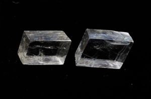 2pcs Naturel Clear Square Calcite Stones Iceland SPAR Quartz Crystal Rock Energy Stone Mineral Specemen Healing5416179