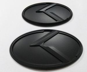 2 pièces nouveau 3D noir K logo badge emblème autocollant pour KIA OPTIMA K5 20112018 emblèmes de voiture 3183389