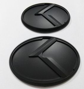 2pcs Nouveau badge de logo Black 3d Black Kia Optima K5 20112018car Emblems3042848