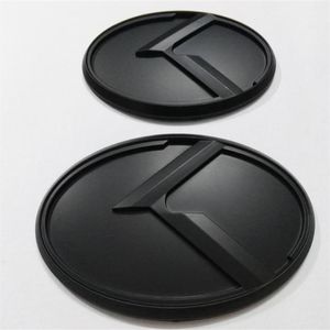 2pcs Nouveau badge de logo Black 3d Black Kimb Emblem Fit Kia Optima K5 2011-2018 Emblèmes de voiture2548