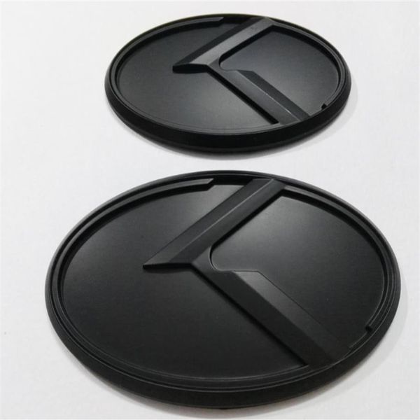 2 piezas nuevo 3D negro K logo insignia emblema pegatina ajuste KIA OPTIMA K5 2011-2018 car emblems274g