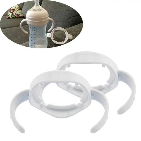 2pcs Handlers de bouteille d'allaitement Poigrés Baby Gathing Easy Grip For Avent Natural Wide Mouth Pp Verre Alimentation 240322