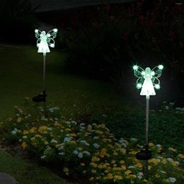 2 stücke Outdoor-Blitz Lampe Multifunktionale Solar Boden Licht Einfache Montage Rasen Wasserdicht Sicher Für Garten Dekoration