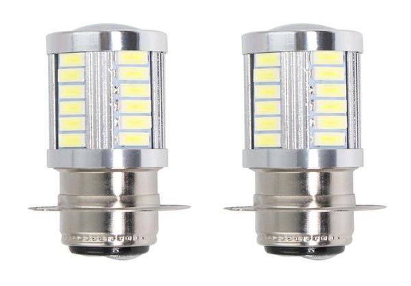 2 uds P15D H6M LED iluminación de faros de motocicleta DC12V PX15D lámpara de cabeza de motocicleta luz antiniebla blanca DRL luces de circulación diurna 12v5262706