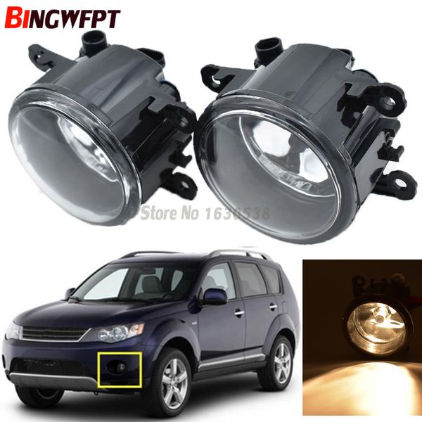 2 pièces/paire 12V H11 LED antibrouillard lampes halogènes pour Mitsubishi Outlander 2 II CW-W 2006-2009