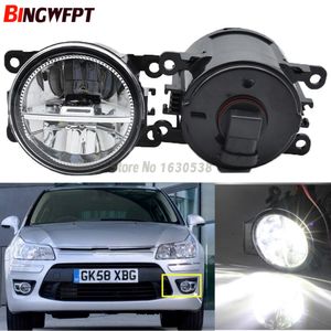 2 stks / paar Mistlamp Montage Super Helder LED Mistlamp Halogeenlicht 55W voor Citroen C4 Grand Picasso UA_ MPV 2006-2015