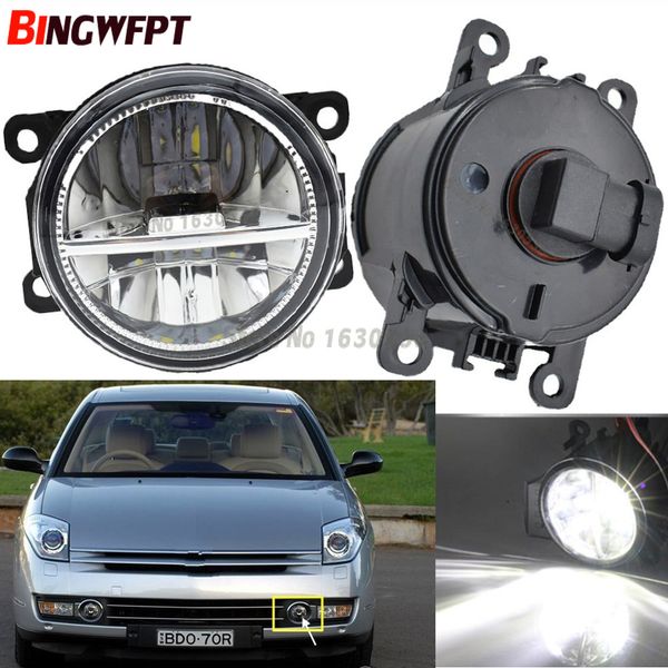 2 unids/par montaje de lámpara antiniebla luz antiniebla LED superbrillante luz halógena 55W para Citroen C6 TD_ 2005-2013