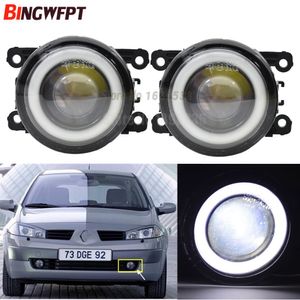 2pcs / paire (gauche + droite) Angel Eye Bey-Styling Brouillard Lampes LED pour Renault Megane 2 Saloon LM 2003-2015 pour Renault Scenic 2003-2015