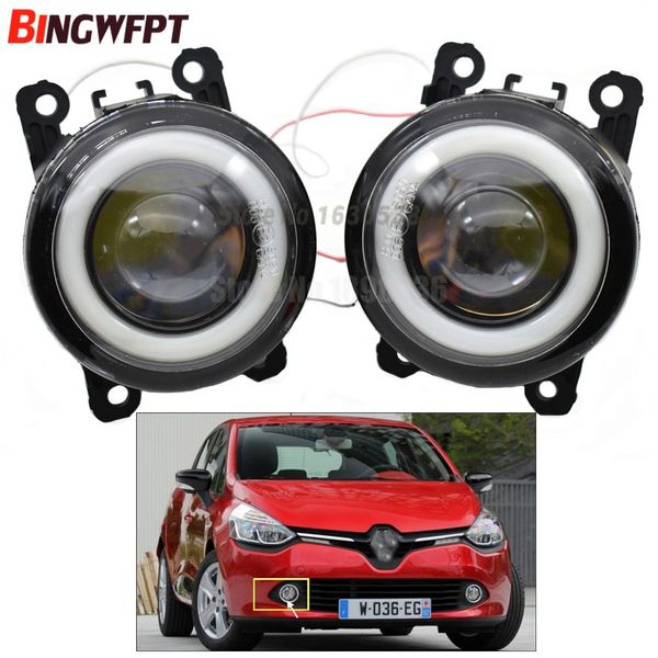 2 pièces/paire (gauche + droite) phares antibrouillard de style voiture Angel Eye lumières LED pour Renault Clio IV 2012-2016 pour Renault scénic 2 II JM0 JM1 MPV 03-09