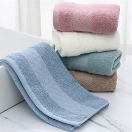 2 piezas de algodón liso para adultos, toalla absorbente para la cara, gruesa, suave, absorbente, fuerte, suministros de limpieza para el baño, toalla absorbente para el sudor para gimnasio CX25