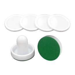2PCS Plastique en plastique Pusseurs de hockey et 4pcs remplacez les tables de jeu noir