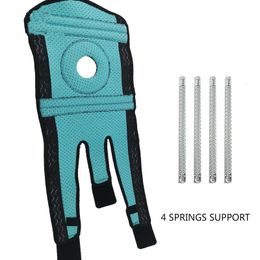 2pcs plus taille de genou de la taille du genou Prise réglable Patella 4 Springs Joix Gnee Pads Protector Sport Basketball Volleyball Sécurité